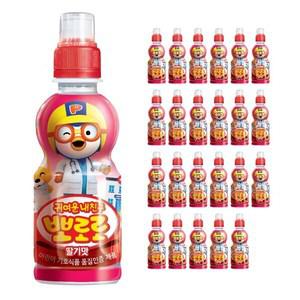 뽀로로 딸기맛 235ml 24개 뽀로로음료수 아기주스 어린이 유아 음료 쥬스