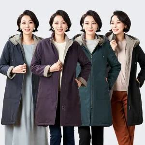 [마담엘레강스] 리베라 리버시블 퀼팅코트 K224CT01