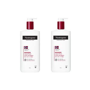 뉴트로지나 인텐스 리페어 시카 에멀젼 450ml , 2개 + 증정(아크네폼, 10g, 2개)