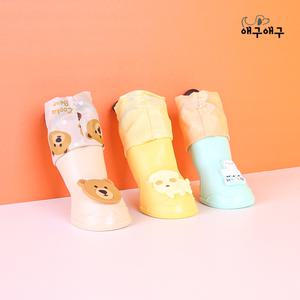 애구애구 강아지 고양이 산책 신발 또각 레인부츠