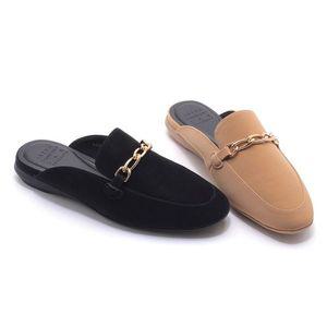 [갤러리아] 세라 여성 공단 컴포트 체인 장식 블로퍼 뮬 C22M404 컬러 2종 2CM