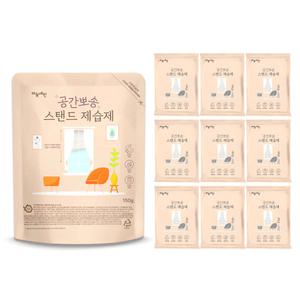 하늘예린 공간뽀송 스탠드 제습제 150g 10개 (1Box) /곰팡이 습기 제거제