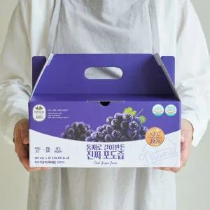 [유기농마루]갈아만든 진짜 포도즙 100ml x 30팩 / 100% 국내산