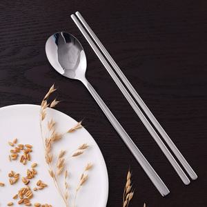 벨로 스텐 수저세트 B 한식 숟가락 젓가락 저분 업소용