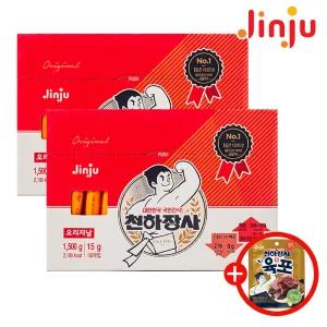 진주햄 천하장사 소세지 오리지널 1500g X2개 +육포15g