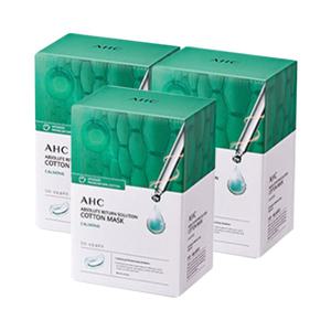 AHC 순면 피부 진정 마스크팩 카밍 3박스(75매)