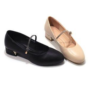 [갤러리아] 세라 양가죽 라운드 메리제인 컴포트 펌프스 단화 TCP23415 컬러 2종 4CM