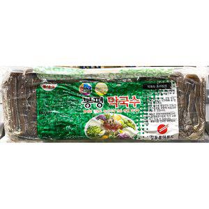 강동퓨어푸드 막국수 2KG X 6 업소용 냉동 봉평 메밀 국수사리 막국수면