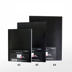 [기타]옥스포드노트 OXFORD 블랙 A4 제본노트 80매 8mm 33줄 잘펴지는 유선 4.5 [유진스토어