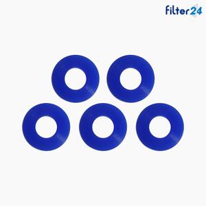 샤워기 세면대 15A배관용 고무오링 소형 블루 5개 /외경 약20mm