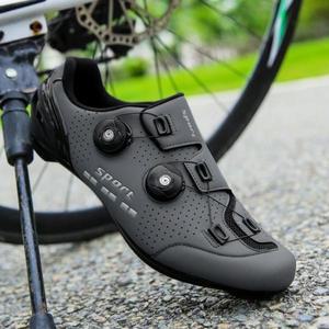 MTB 초경량 운동화 사이클링 슈즈 전문 도로 신발 남자 산악 자전거 여자 통기성 레이싱 자동 잠금 클릿