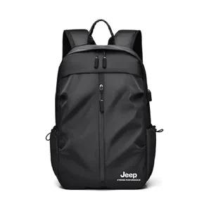 Jeep 신상 백팩 노트북가방 대용량 백팩 15.6 솔리드 대형 남성 성인 고등학생 대학생 JP78206