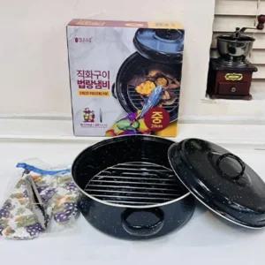 26CM 직화구이냄비 법랑 군밤 집에서군고구마