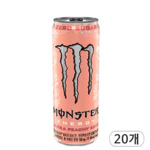 코카콜라 몬스터 에너지 울트라 피치 킨 355ml x 20개 탄산음료 에너지드링크