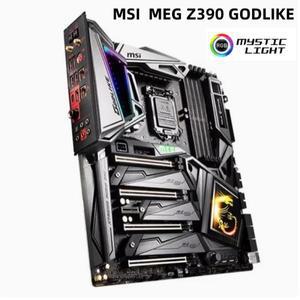 MSI MEG Z390 GODLIKE PC 데스크탑 마더보드, LGA1151, DDR4 RGB 128G SATR3 * 6 M.2*3 U.2 E-ATX 메인보드