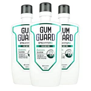 검가드 오리지널 에스 가글 820ml 3개 구강청결제 구취제거
