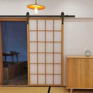슬라이딩 도어 일본식 거실 칸막이 기와집 나무 거실