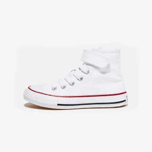 컨버스 척테일러 올스타 1V 파운데이션 키즈 블랙 화이트 하이 WHITE NATURAL 241542