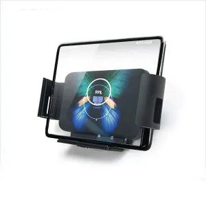 CY2139 갤럭시노트 20/S25/FE/S24/아이폰17/16/15 와이드 차량용 고속 무선충전기/송풍구 장착 거치대