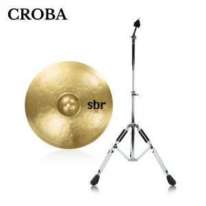 크로바 사비안 SBR18 1번 심벌 세트 46cm 스탠드 포함 장구 난타 드럼 고고장구용