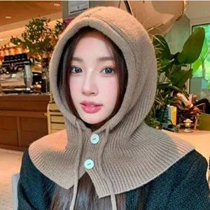 [셀러허브 패션][JHQSWPZT_51DW]여성 후드 모자 넥워머 바라클라바