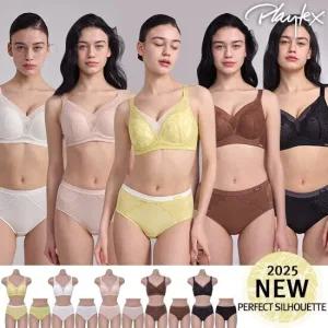 25FW 플레이텍스 [글로벌 동일] 퍼펙트 실루엣 브라팬티 5세트+팬티 5종