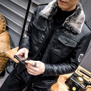 남성자켓 겨울 가죽퍼 패션 라이더 자켓 심쿵마켓