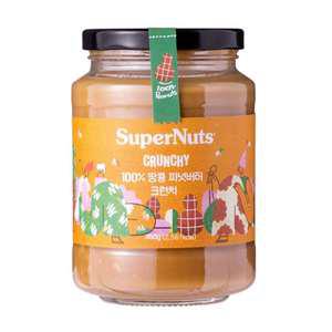 슈퍼너츠 피넛버터 100% 땅콩 크런치 460g