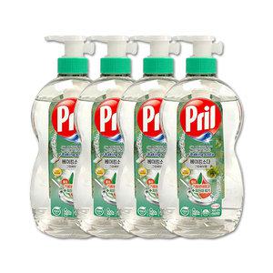 프릴 주방세제 베이킹소다 그린허브향 700ml 4개