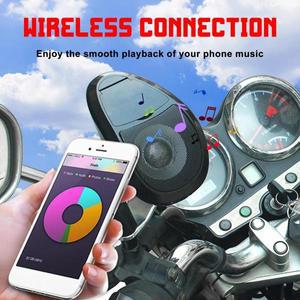 25 인치 바이크 오토바이 블루투스 스피커 LED 라이트 MP3 FM 라디오 플레이어 스테레오 오디오 장착 브래