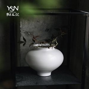 달항아리화병 대형달항아리 돌상 꾸미기 드라이플라워 화분 모던 장식 장식품 백화 오브제