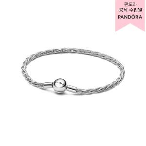 (백화점 보증서 제공) 라운드 판도라 클라습 트위스티드 스네이크 체인 59375