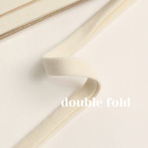 47-588 오가닉 더블니트 바이어스테이프 10mm_내추럴 hdn 핸드메이드 소품 장식 부자재