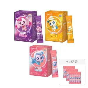 락피도 영양가득 비타젤리, 15포+아연가득면역젤리, 15포+뼈가튼튼칼슘젤리, 15포+증정(칼슘, 15포)