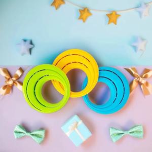 할릴릿 트로피칼 탬버린 베이비탬버린 음악놀이 유아용 템버린 교육용 악기 장난감 텐버린