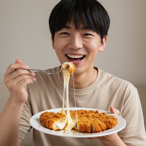 강남푸드왕 수제돈까스 고구마 치즈 돈까스