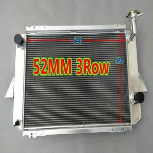 3열 52MM 알루미늄 레이싱 라디에이터, 닛산 패트롤 MQ P40 4.0L I6 가솔린 1980-1987 수동 82 84 85 86