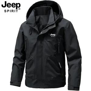 JEEP 지프 봄 여름 스판 자켓 등산패션 윈드브레이커 바람막이 캠핑 집업 후드 점퍼