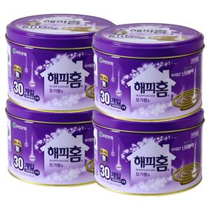 해피홈 모기향 30개입 x 4개