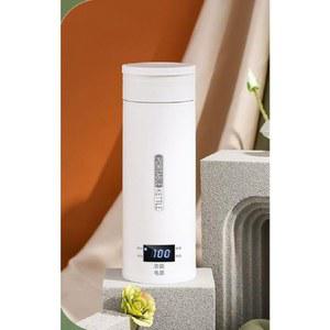 보온 무선 휴대용 전자 전기포트 USB티포트 전기포터 히팅 500ML 스탠다드 휴대 화이트 304안감 2단온도조절 보급형 보온병