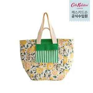 [캐스키드슨](김해점)라지 토트백 - 옐로우 스트로베리 가든 (CK-BAL6740)
