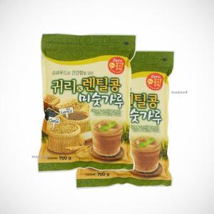 귀리 렌틸콩 미숫가루 700g 2봉 고단백 식사대용 혼합곡물 건강분말
