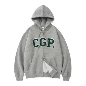 CGP 아치 로고 후드 집업_그린