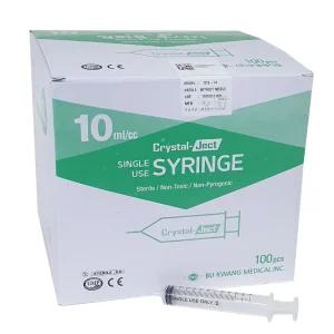 일회용 무침주사기 10ml 100개입 부광