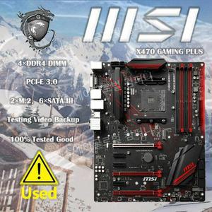 MSI X470 USB3.0 M.2 NVMe SSD 메인보드 AM4 DDR4 데스크탑