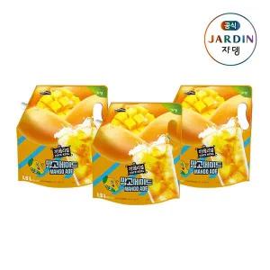 [하프클럽/쟈뎅]까페리얼 망고에이드 1.5L X 3개 (총 4.5L)