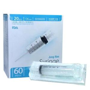 정림 일회용 관장용주사기 60cc 관장기 20개입