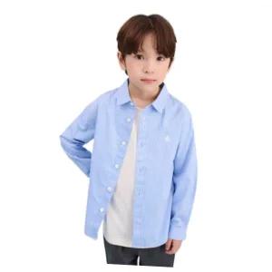 빈폴 BEANPOLE KIDS [Essential] 1도 스트라이프 셔츠 스카이 블루 (BI5164UE2Q) BI5164UE2Q 432868