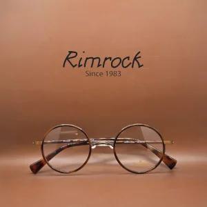 림락 R578A C33 호피 새들노즈 베타티타늄 가벼운 얇은 고급 명품안경 RIMROCK 일본안경