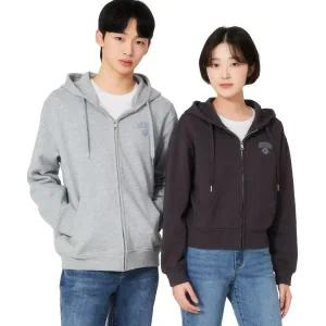 게스 GUESS [ON] 유니 세미오버핏 후드집업 NP1KE401 420228